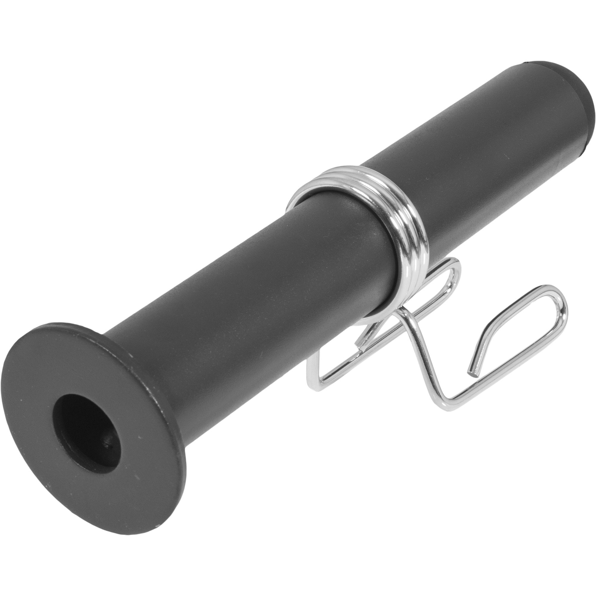 GORILLA SPORTS® Adapter Hantelstangen - Olympic 50mm für 30mm Hantelstangen, mit 2 Federverschlüssen, Schwarz - Adapter Sleeve, Stange, Langhantelstange