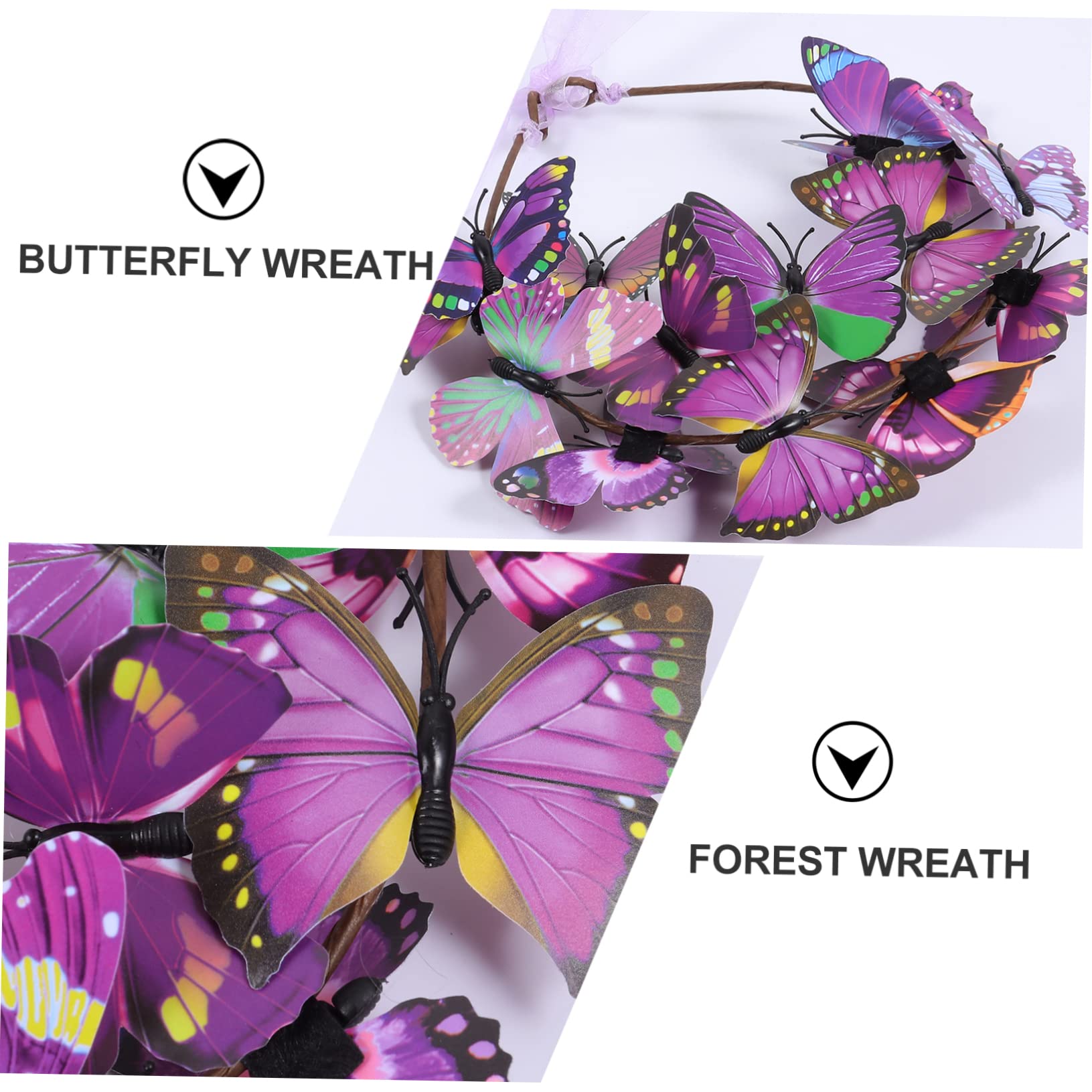 2 de tridimensionales, de cabeza de, accesorios para el pelo para mujeres, bodas, disfraz de carnaval para el pelo para la boda, guirnalda de flores para