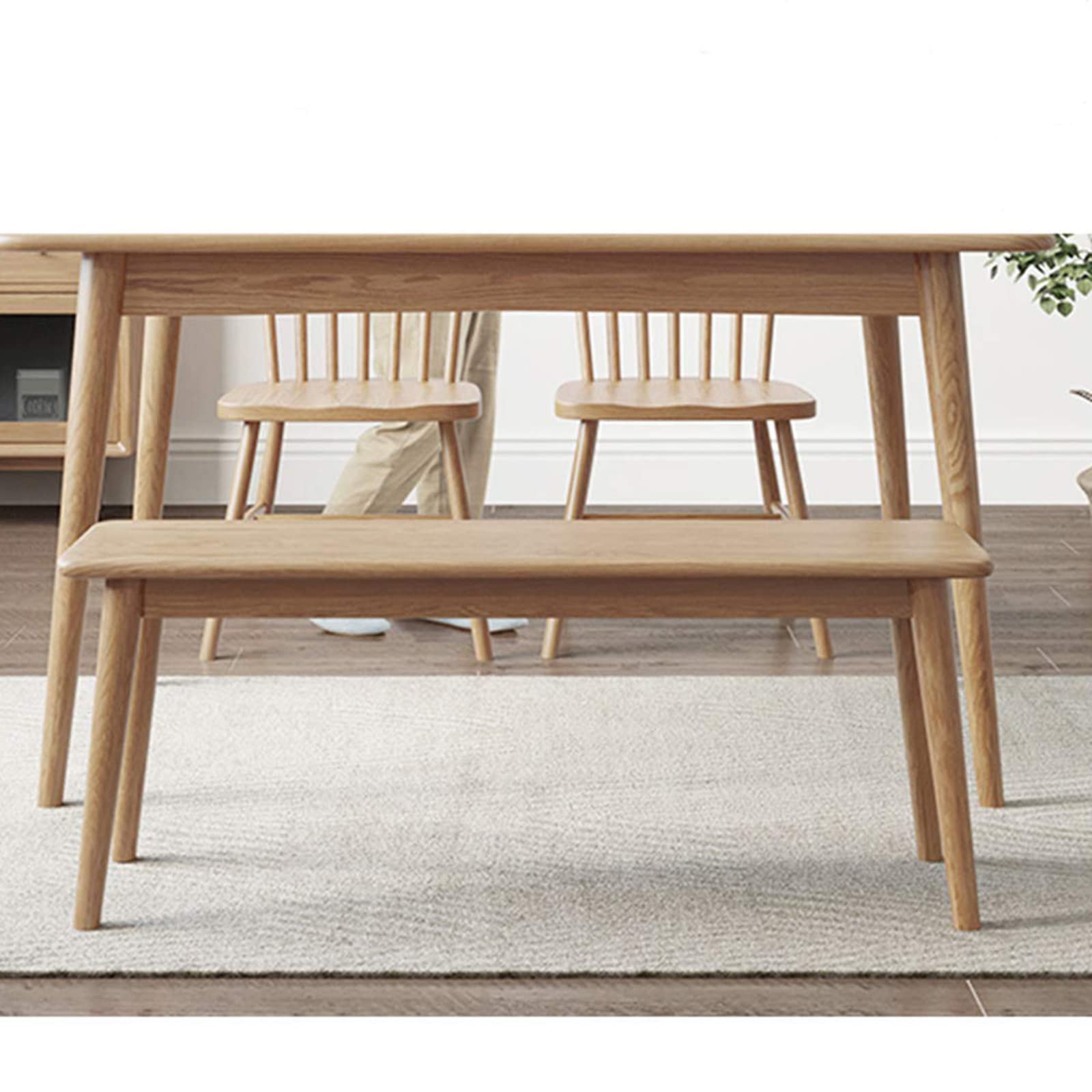 Nogi meblowe z litego dębu z czarnymi akcesoriami, 50 cm, ukośna konstrukcja stożka, wymienne nogi na sofę, biurko, stół jadalny, solidne nogi krzesła do wypoczynku