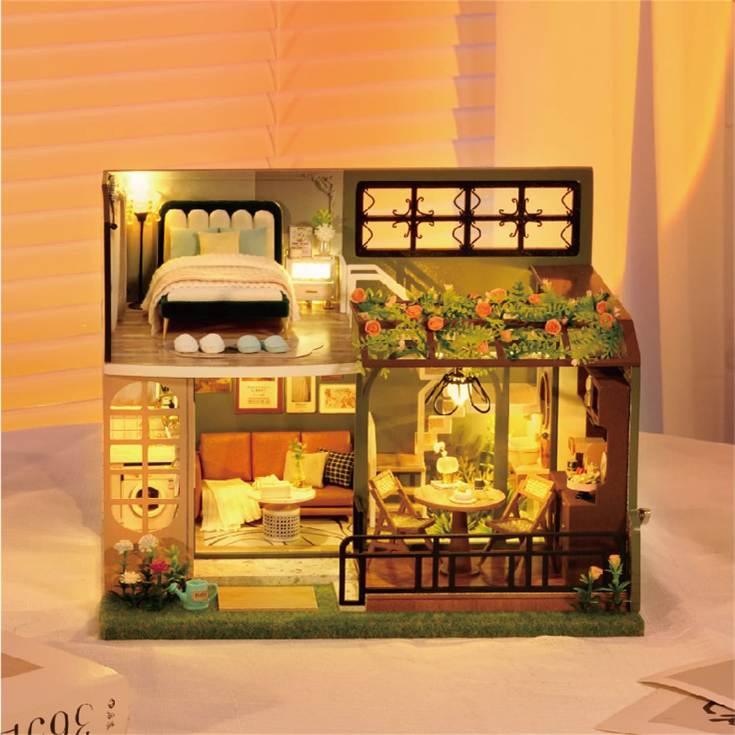 Amazon | Flever ドールハウス ミニチュア DIY ハウスキット