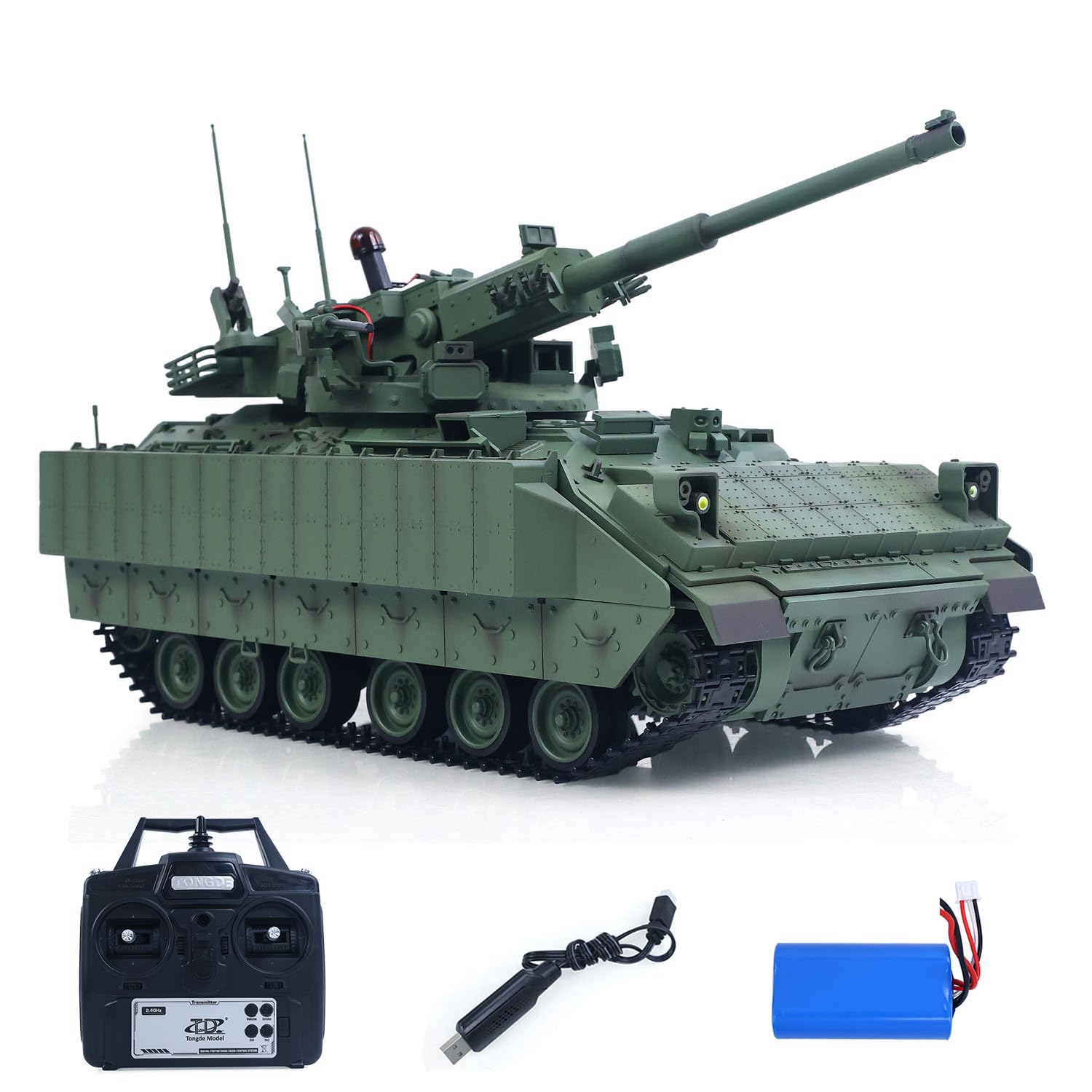 Carro armato radiocomandato 1/16 M2128 Bradley, sistema di