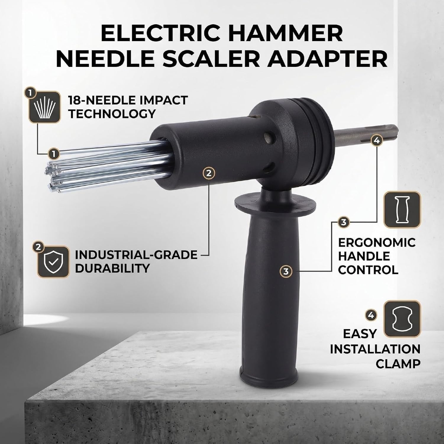 Adapter wiertarski do młotka elektrycznego