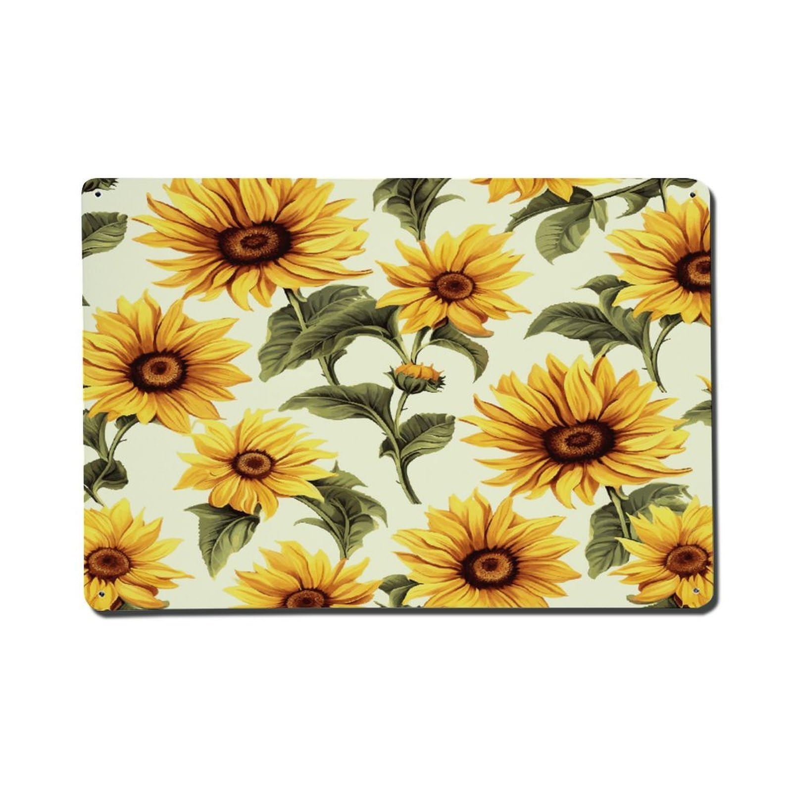 Adfgyerh Style Summer Sunflower Metal Signs Funny, Aluminum Tin Sign Indoor Outdoor Decor, Vintage Signs For Home Office Kitchen Bar Cafe Garden Farmhouse Wall Decor