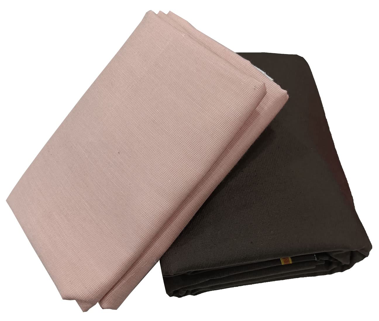 Men's Poly Blend Shirt and Trouser Unstitched Fabric Set - Gift Pack (Multicolour_Free Size) 20002