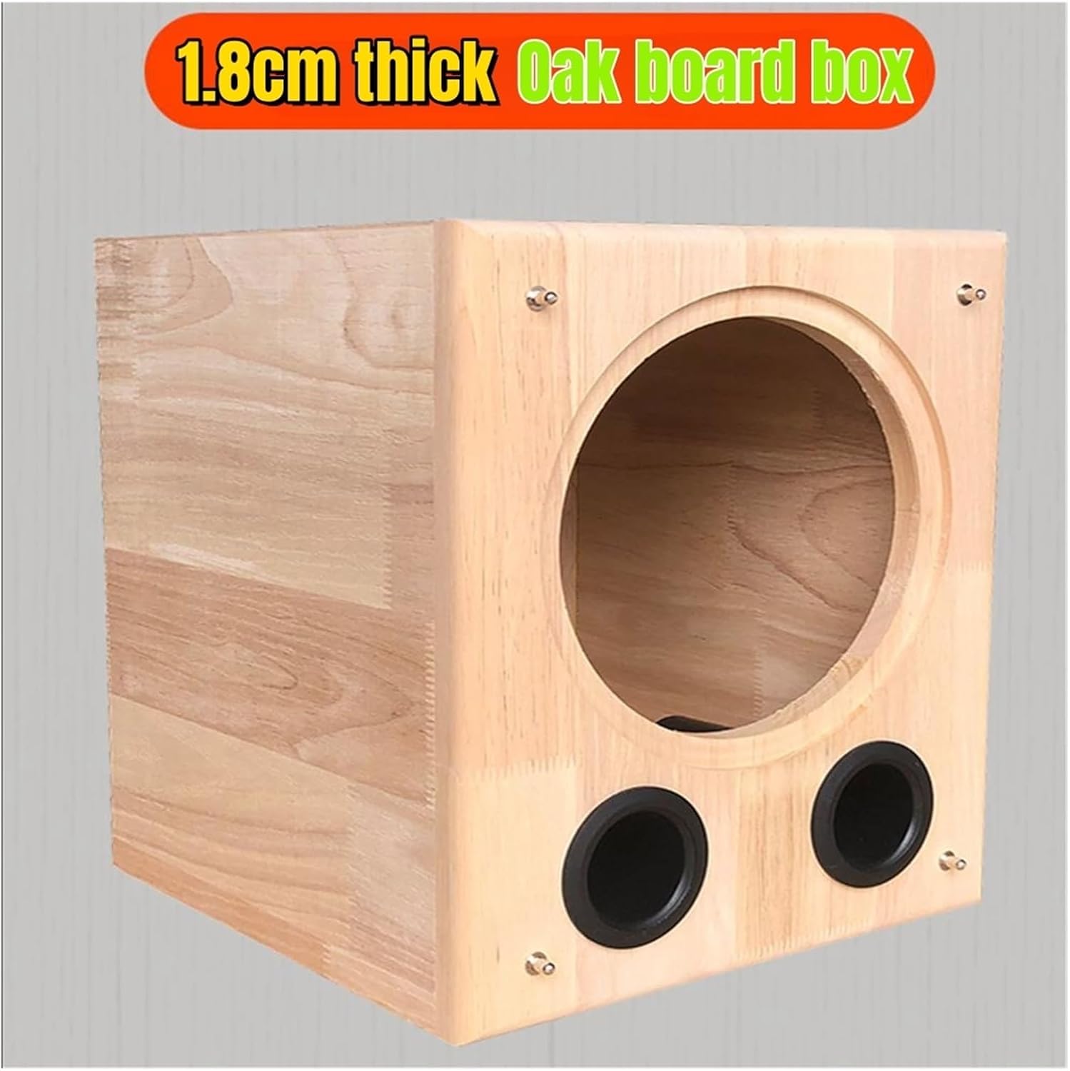 DIY Vehicle Audio Modification,8-inch Solid Wood Subwoofer Empty Box, Car/Home Speaker Housing