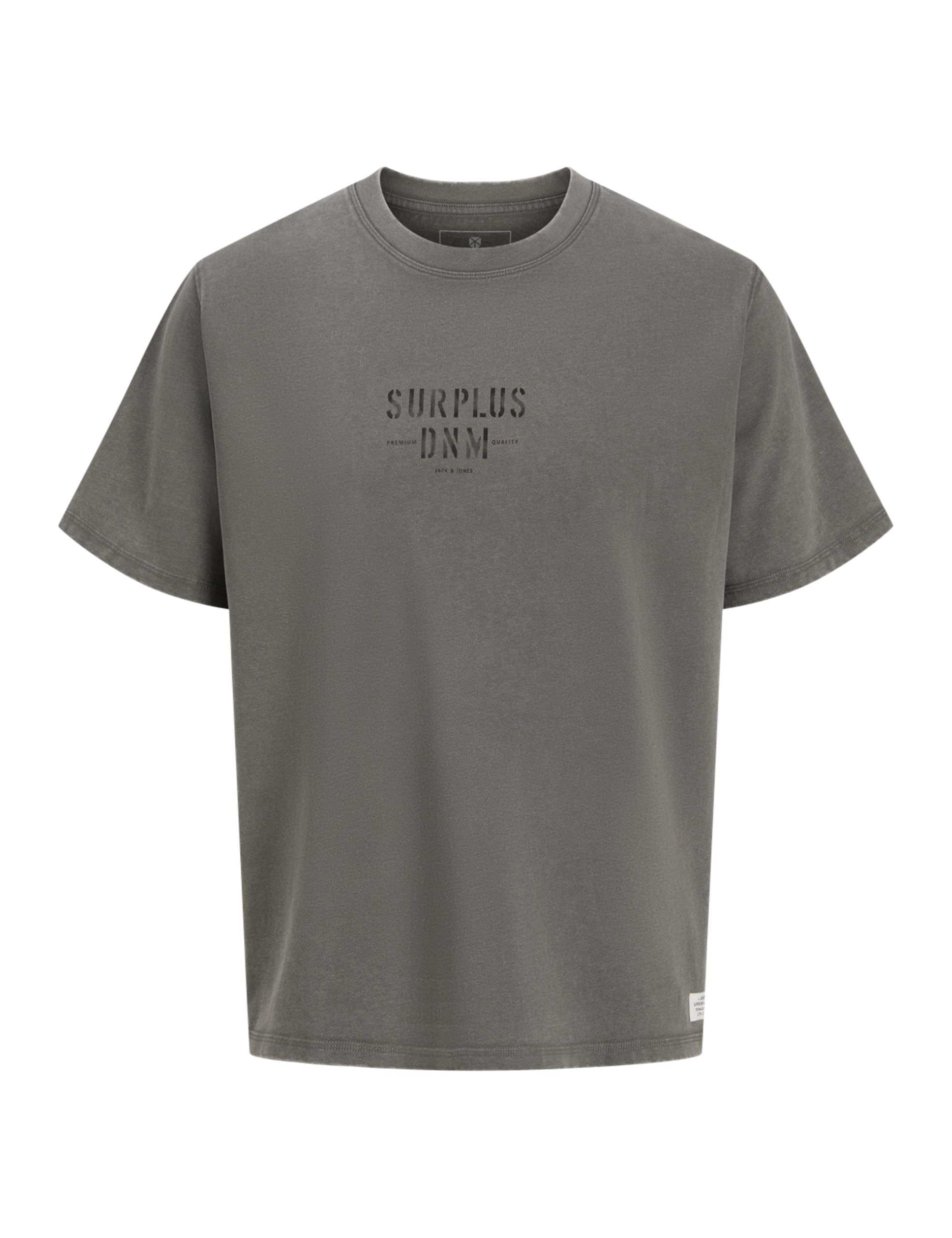 JACK & JONES Jprbludaniel SS Tee, Charcoal Gray, S