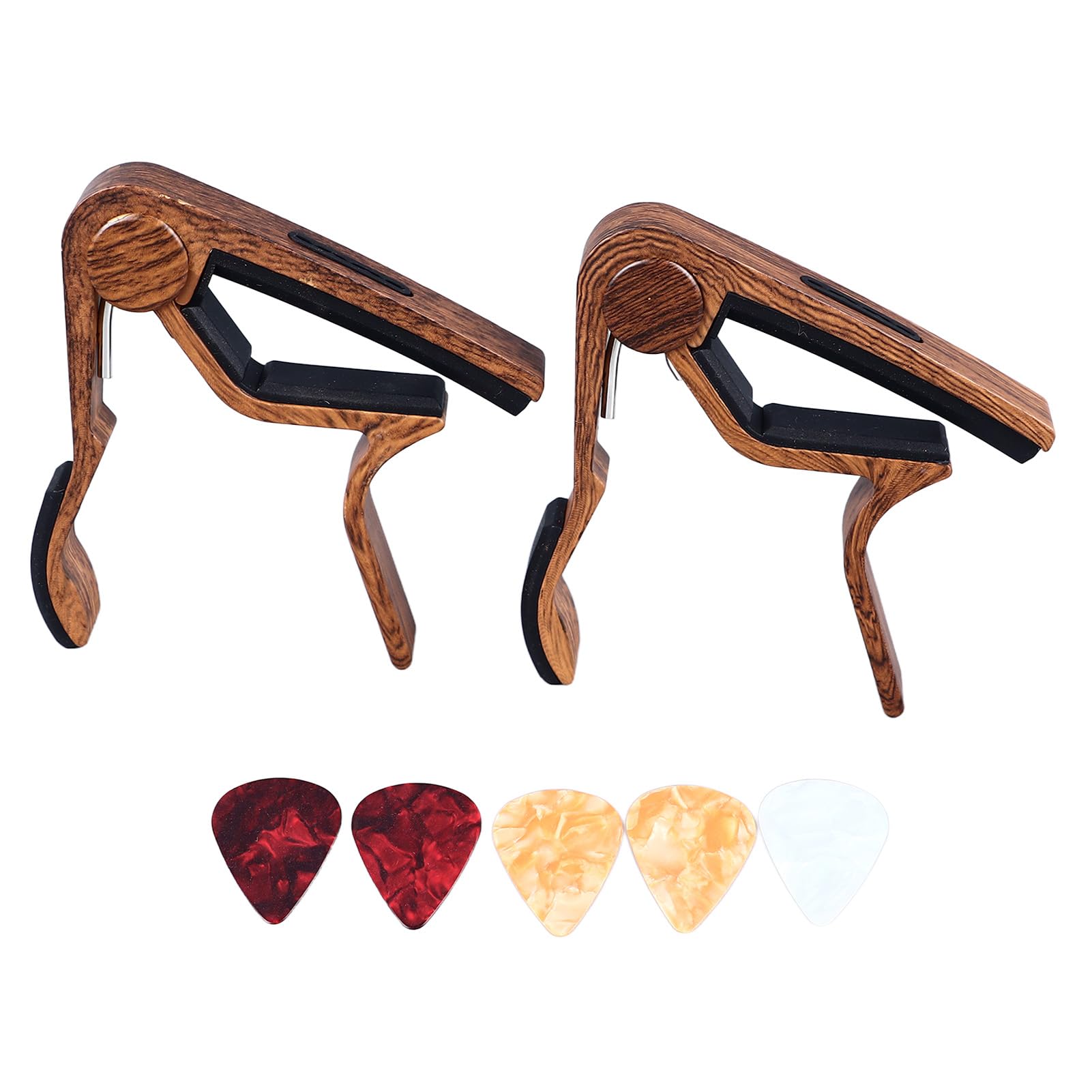 Guitto GGC-06 Capodastre Noir - Pour guitare et ukulélé