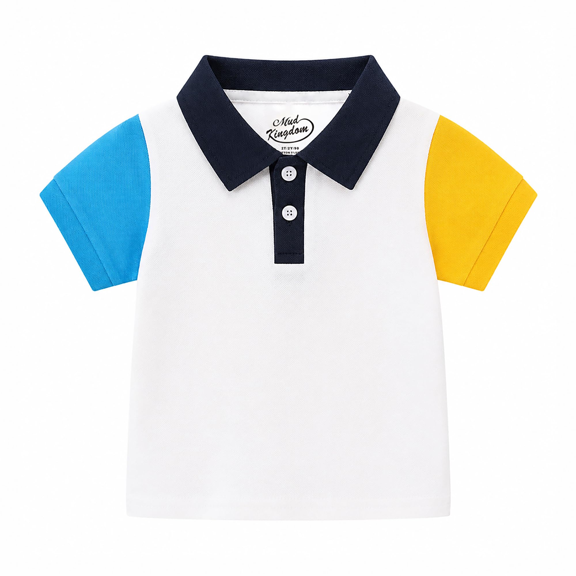 Mud Kingdom Boys Polo Shirt Short Sleeve School Uniform Pique Polo Summer