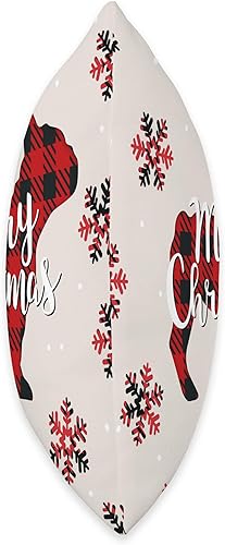 Miniatura 2 de Cojín de regalo de Navidad con diseño de Bulldog Francés Frenchie para perro, mamá, papá, adorno de Navidad, 18.0 x 18.0 in, multicolor