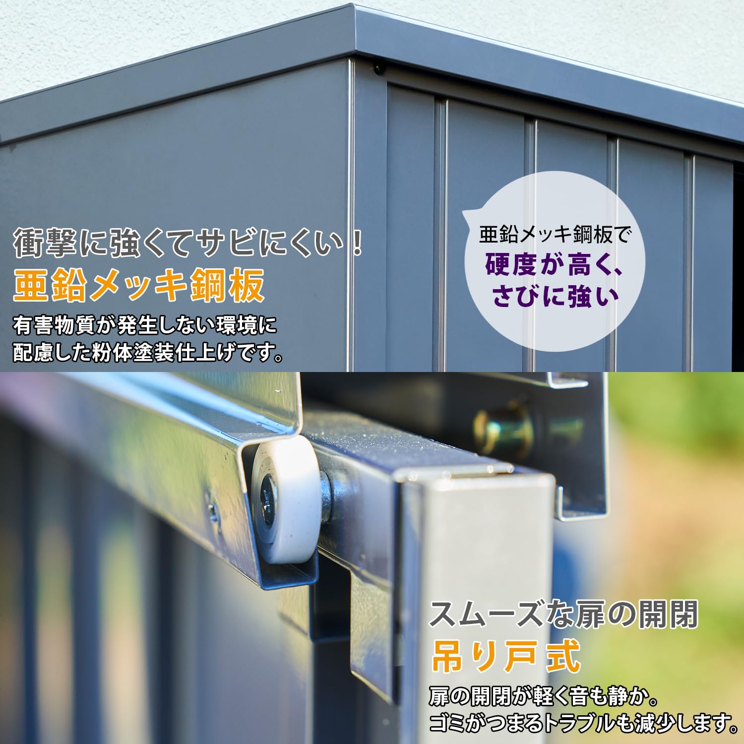 Amazon | ガーデンマスター(Gardenmaster) 物置 屋外 収納庫 室外機