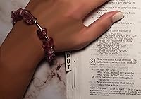 Vista 48 de B4U Signature Faith-Based Scripture Charm Bracelets Wear Your Faith, Live the Word, Stay Inspired