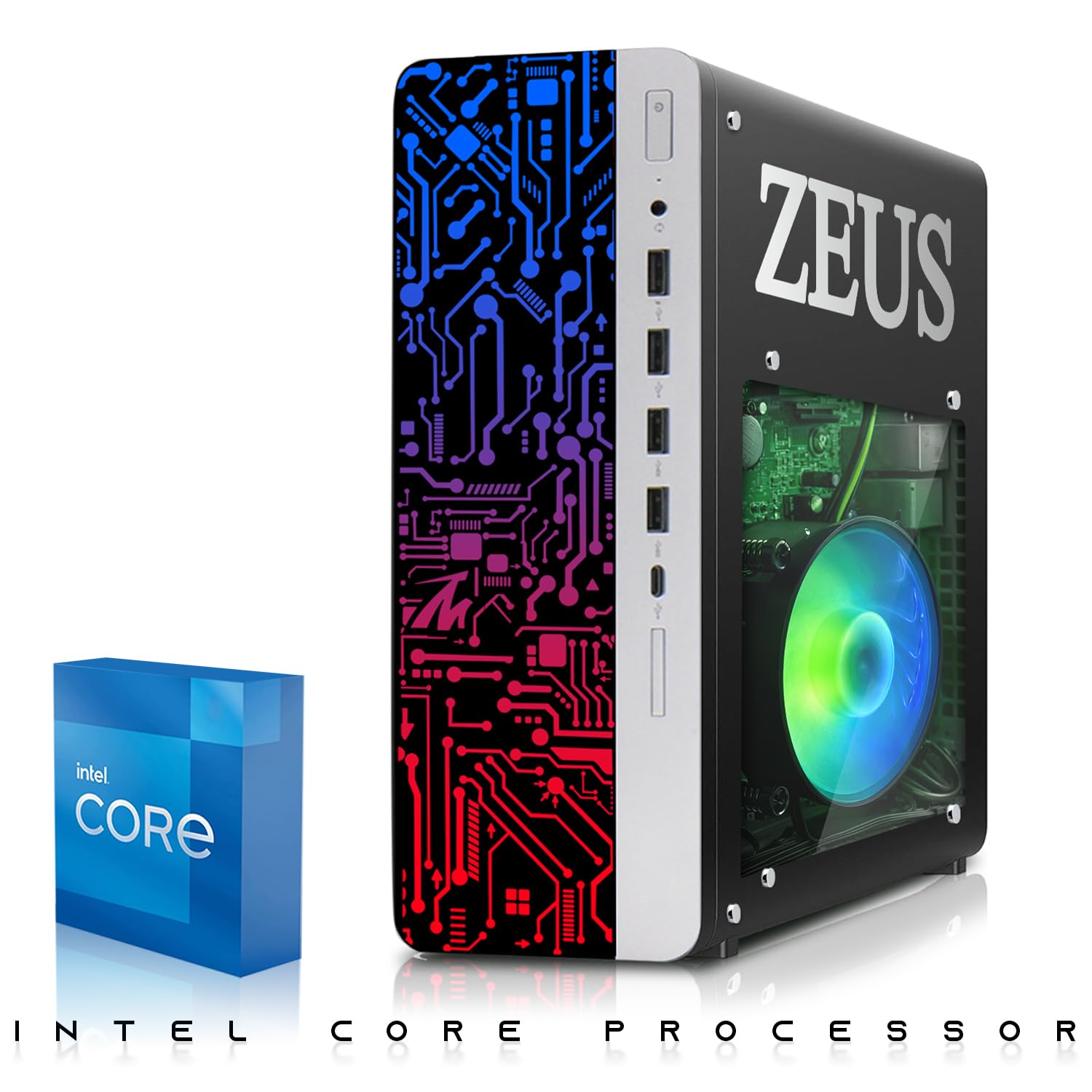 Amazon.com: TechMagnet Zeus Pro 8 Gaming Desktop PC, Intel i5, GT