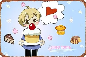 Ouran Host Club: Retro Vintage Metal Bar Wall Art