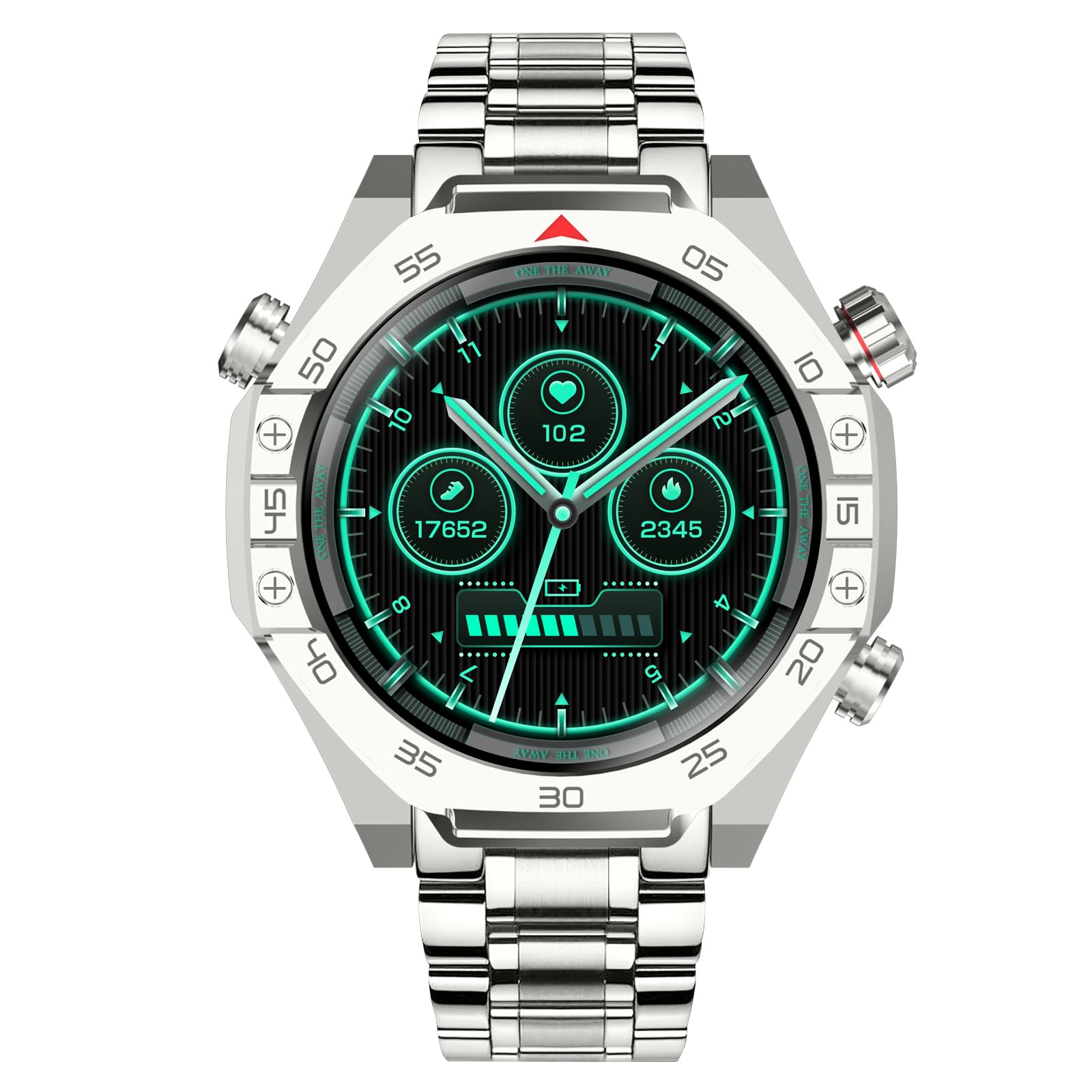 Smart NexGen 1.43"(3.6cm) AMOLED Display with Functional Crown and BT Calling Smartwatch for Unisex - TWTXW701T