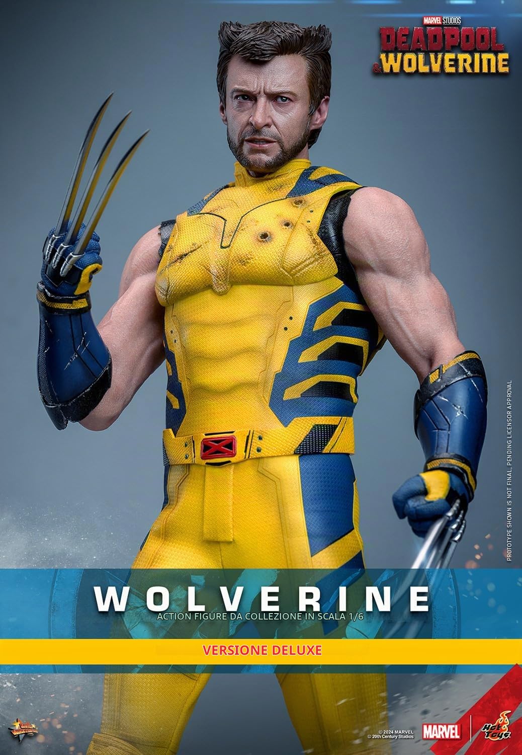 Hot Toys Deadpool & Wolverine 1/6 Wolverine Deluxe Version (Action Figure)
