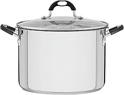 Espagueteira Tramontina Solar Silicone em Aço inox com Fundo Triplo com Tampa de Vidro 24 cm 7,8 L 62137/240