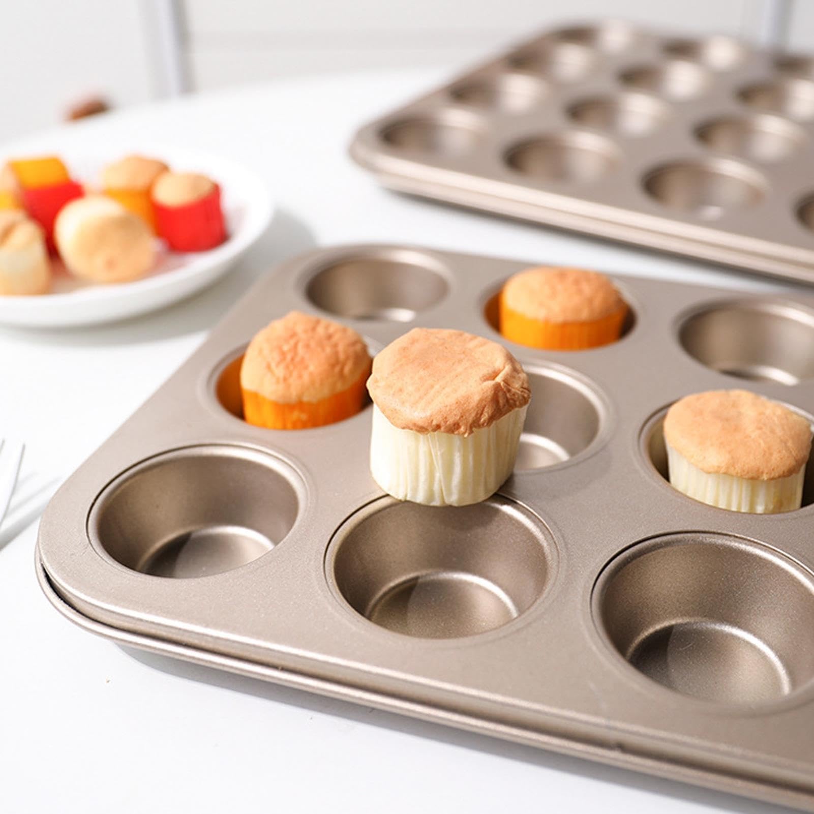 Zestaw 2 Sztuk OkrąGłYch Foremek Forma Pieczenia Muffinek Babeczek