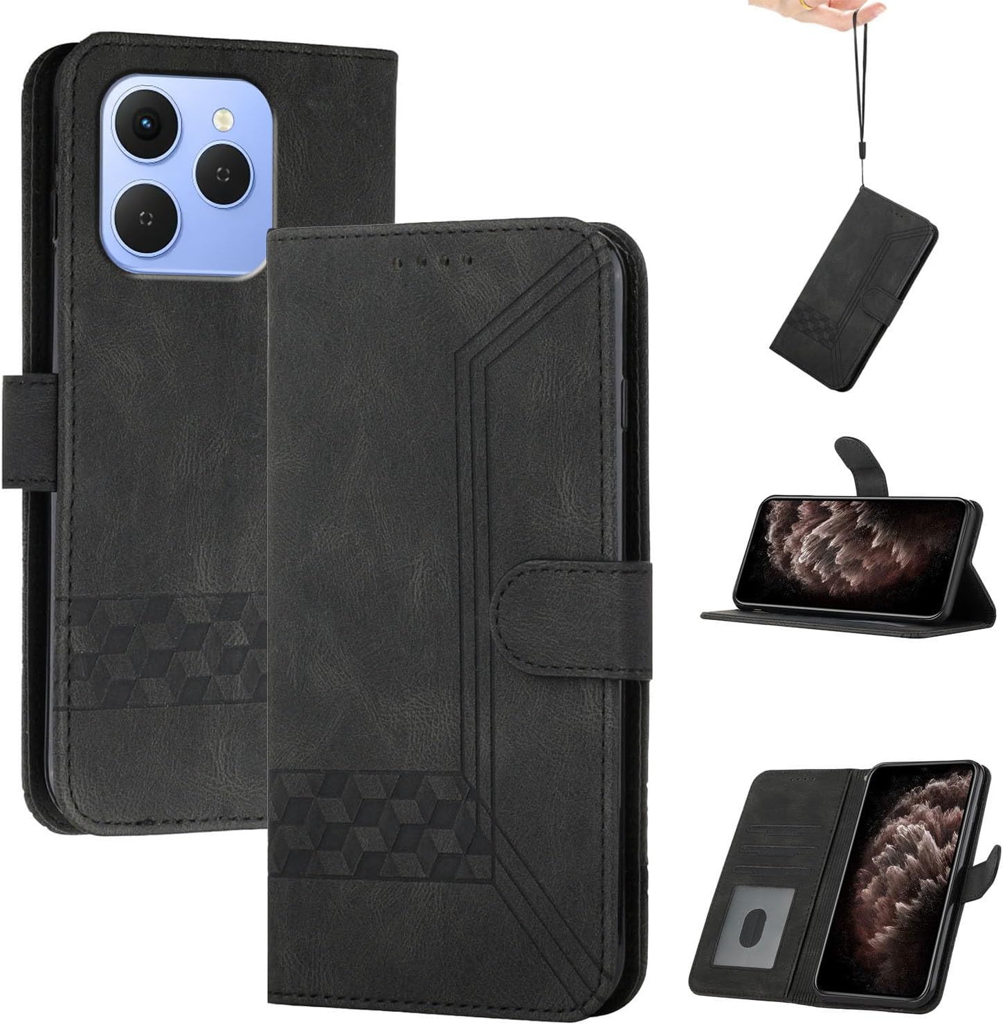 Amazon.com: Rfvzubemok Compatible with Tecno Spark 50 (KN4) Flip ...