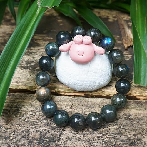 Miniatura 102 de 12MM Tiger Eye Bracelet Men Natural Golden Yellow Cats Eye Handmade Stretch Jewelry for about 8 inch Wrist Size Bring Luck Fortune Courage