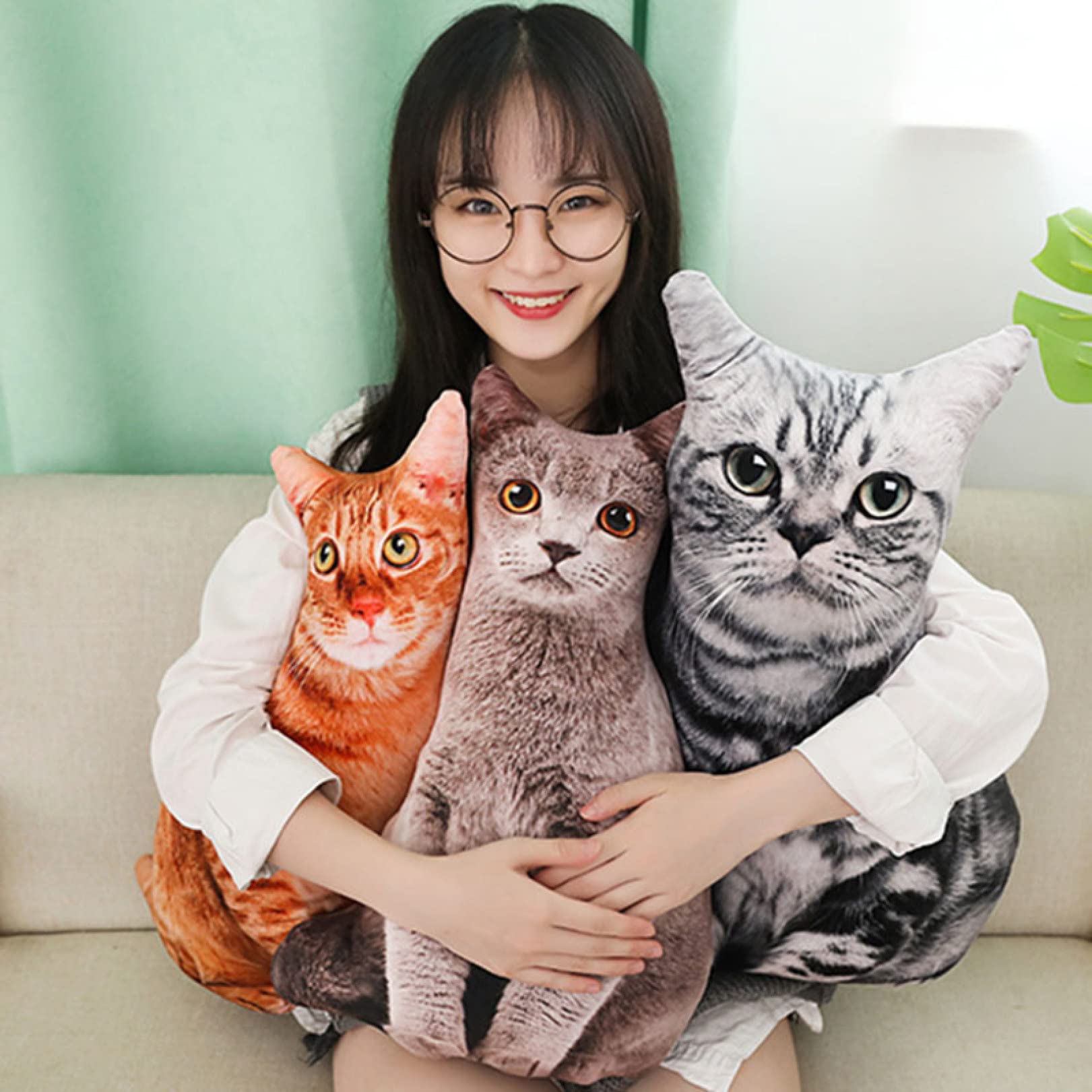 Amazon｜[LSDZW] リアル 猫 様式2 CAT 大きい 特大 サイズ