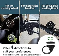 Vista 2 de Control remoto de botón multimedia Bluetooth, controlador de música inalámbrico impermeable para automóvil, bicicleta, motocicleta, botón de control