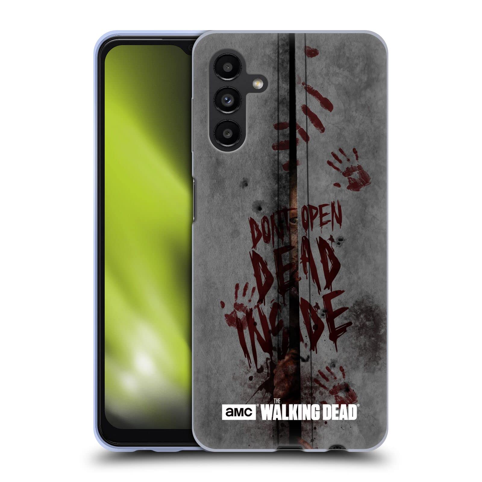 Head Case Designs Officially Licensed AMC The Walking Dead Dead Inside Typography Soft Gel Case Compatible with Samsung Galaxy A13 5G (2021)
