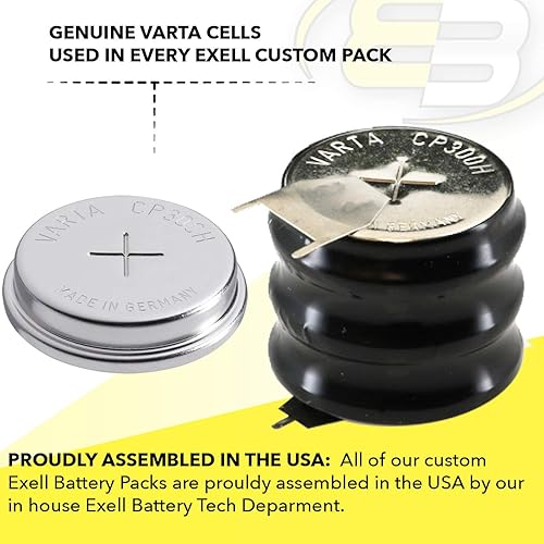 Miniatura 5 de 3CP300H-3PIN 3.6V 300mAh Batería NiMH wPINS Hecho con Células VARTA Genuinas para Iluminación Portátil, Linterna