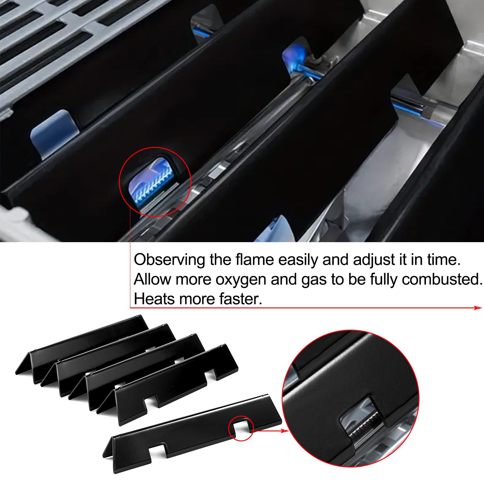 Grill-Ersatzteile Für Weber Spirit 300 Serie – Flavorizer Bars 7636 & Brennerrohr-Set 68950 Für E-310, E-330