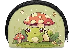 Cute and Adorable Frog Mushroom Coin Purse for Kids