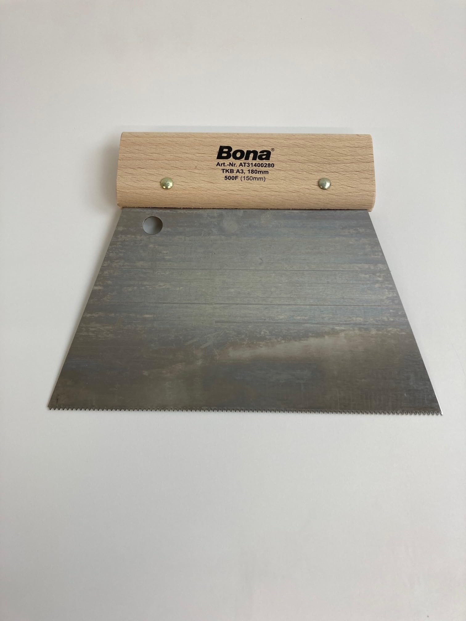 Bona Trowels for Wood Floors - Adhesive Application (250x150 mm 500F (A3))