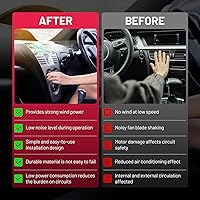 Vista 7 de BDFHYK 700237 Motor soplador de calentador de CA compatible con F-150 2009-2014, Expedition 2009-2017, Lincoln Navigator 2009-2017, ensamblaje