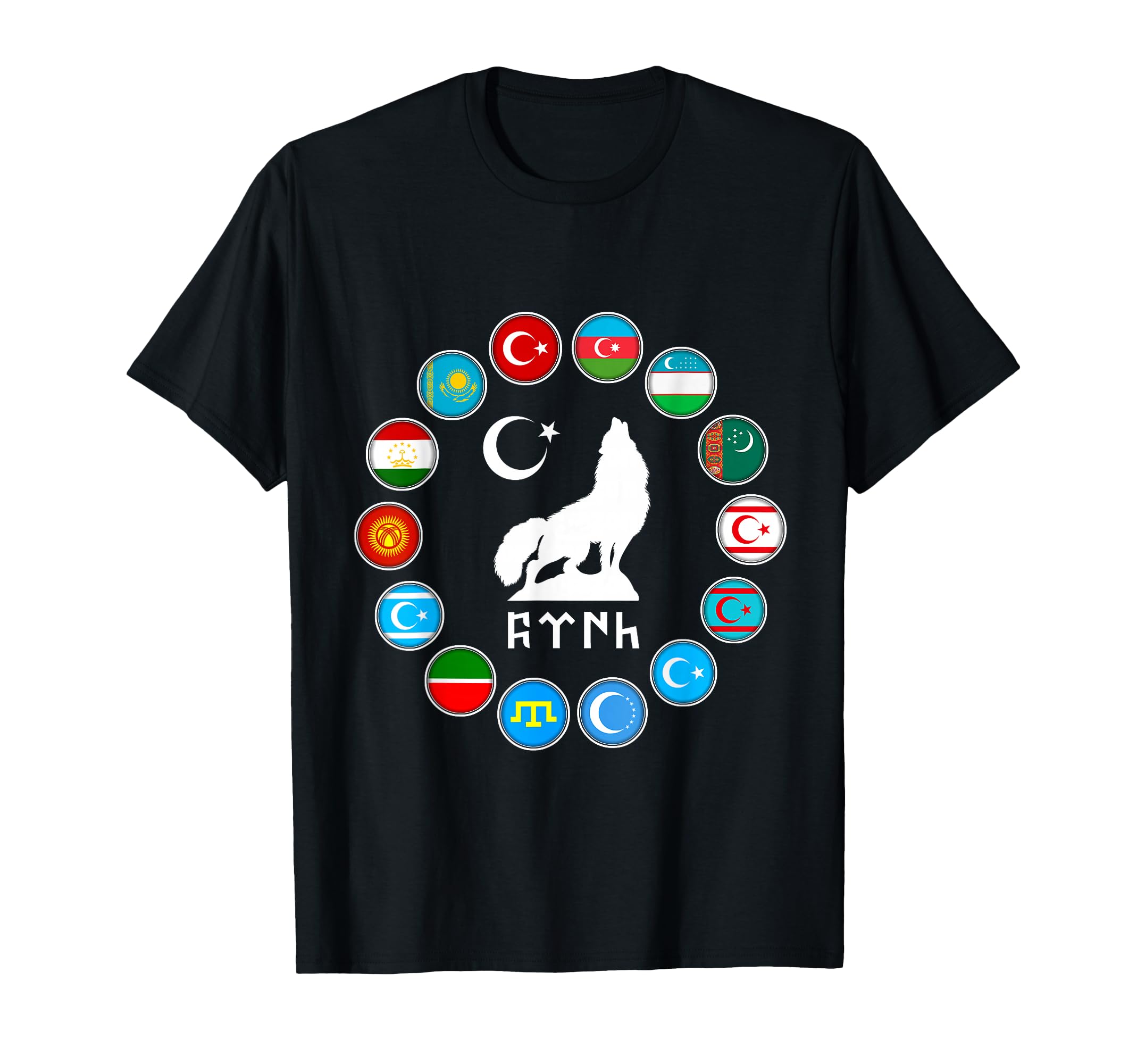 BABYL WORLD TOUR 2018 Tシャツ Mサイズ Uzbekistan,Azerbaijan,Göktürk,Turquie/Türkiye Flag,Turquie. T