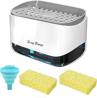 Dish Soap Dispenser with Sponge Holder - Newe...,