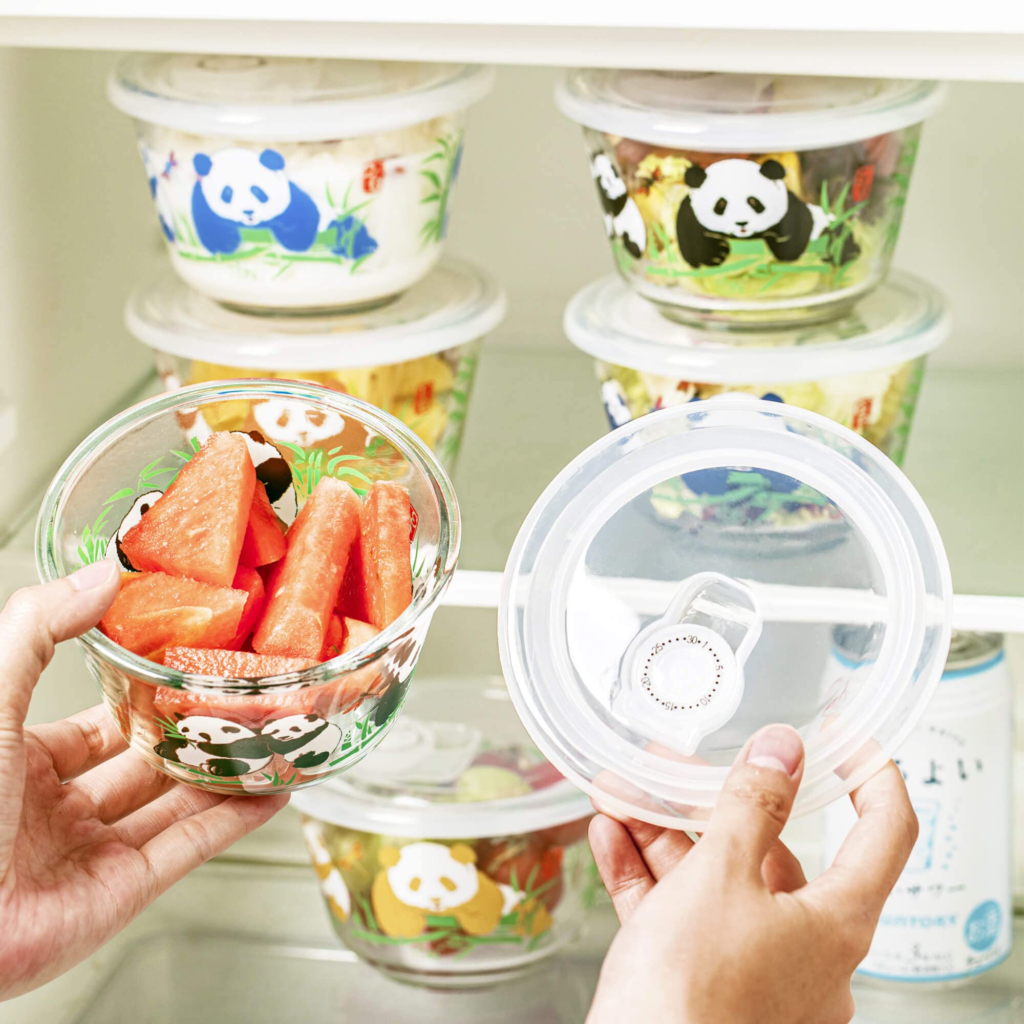 こパンダ　ガラスケース iPhone 16 Pro Max用 ソフトクリアケース（パンダ） | AKAN