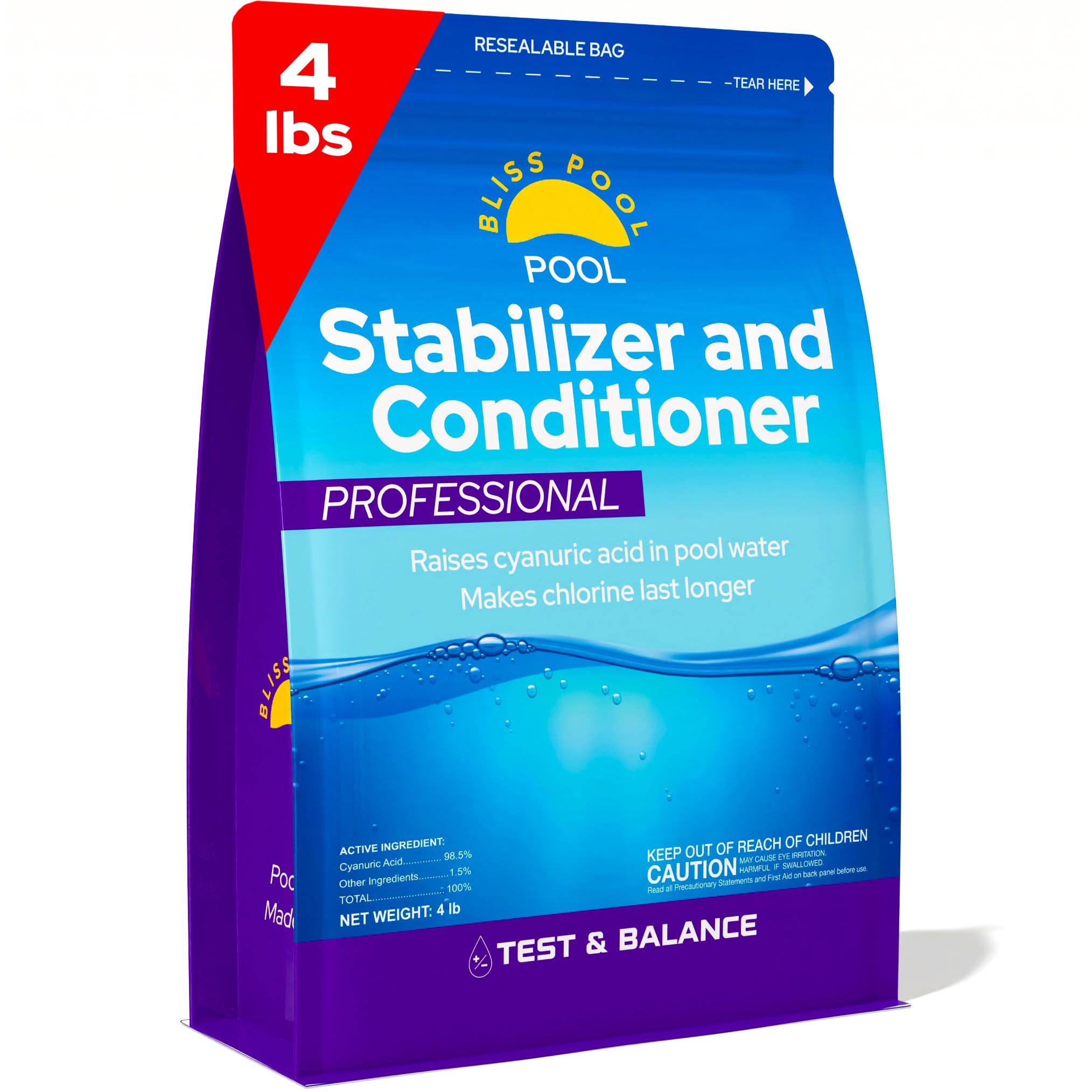 Bliss Pool Chlorine Stabilizer 4 lb