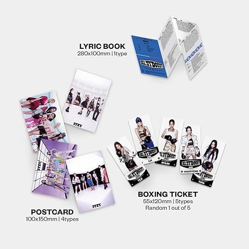Miniatura 3 de ITZY - [KILL MY DOUBT] (Libro de fotos C Ver.) - Libro de fotos + cinturón de campeón + tarjetas fotográficas + libro de letras + postal + boleto +