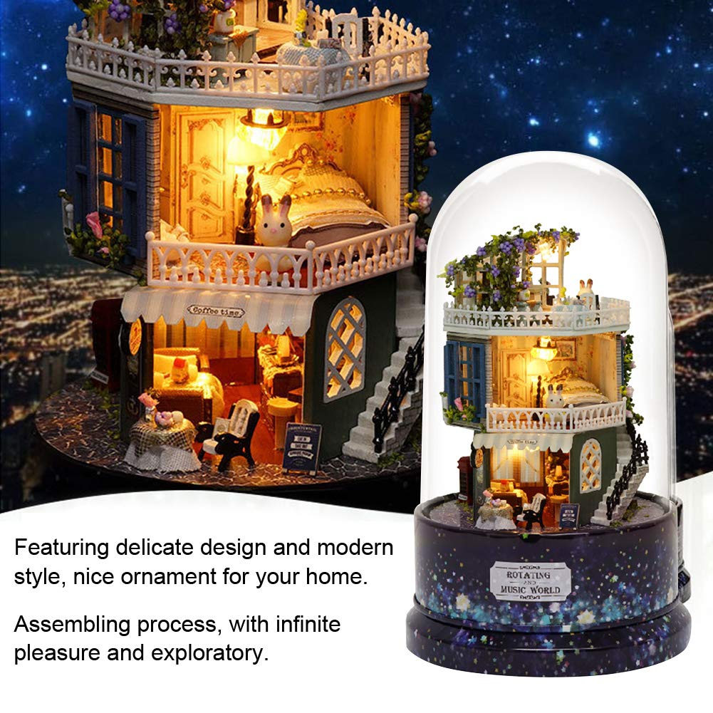 ミニチュア　ドールハウス　ライト　　　　　「おもちゃの国」 Amazon | ミニチュアドールハウスキット、LEDライトと家の装飾の