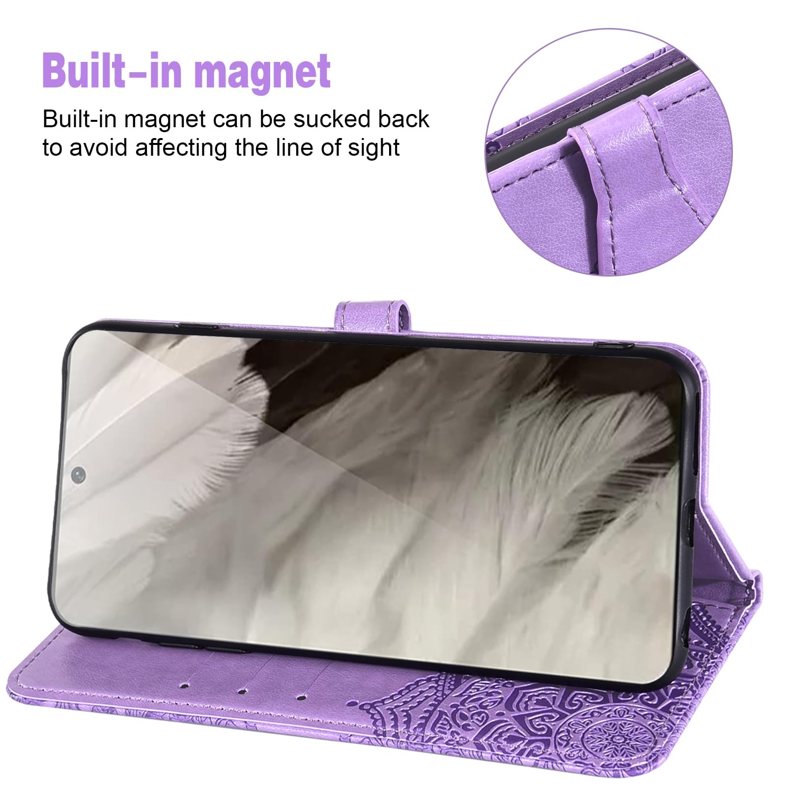 Asuwish Cover Per Google Pixel 8 Pro Con Pellicola Vetro Temperato