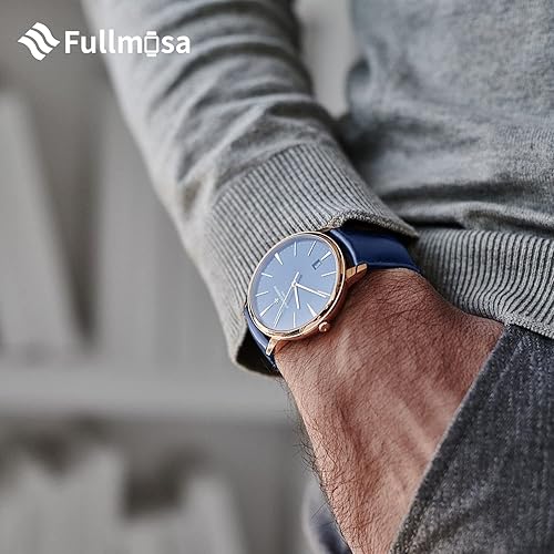Miniatura 4 de Fullmosa Correas de reloj de cuero de 0.866 in compatibles con Samsung Galaxy Watch de 1.81 pulgadas, Galaxy Watch 3 de 1.77 pulgadas, Gear S3