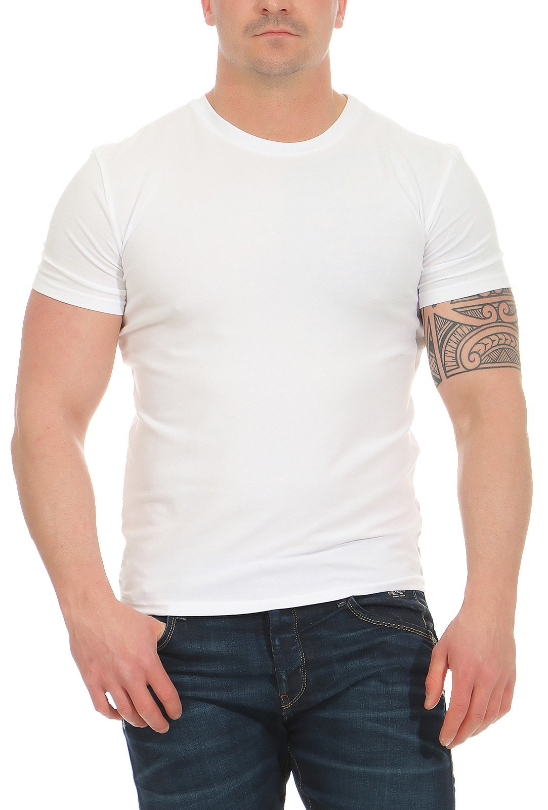 Moschino Men´s T-Shirt White Large