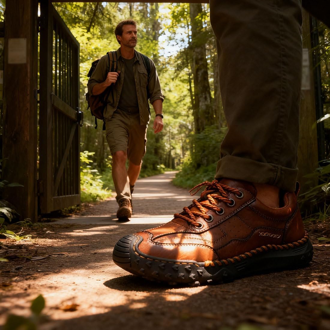 Orthopedic Shoes for Men, Non-Slip Leather Loafers, Anti-Collision Wide Toe Box - Image 3