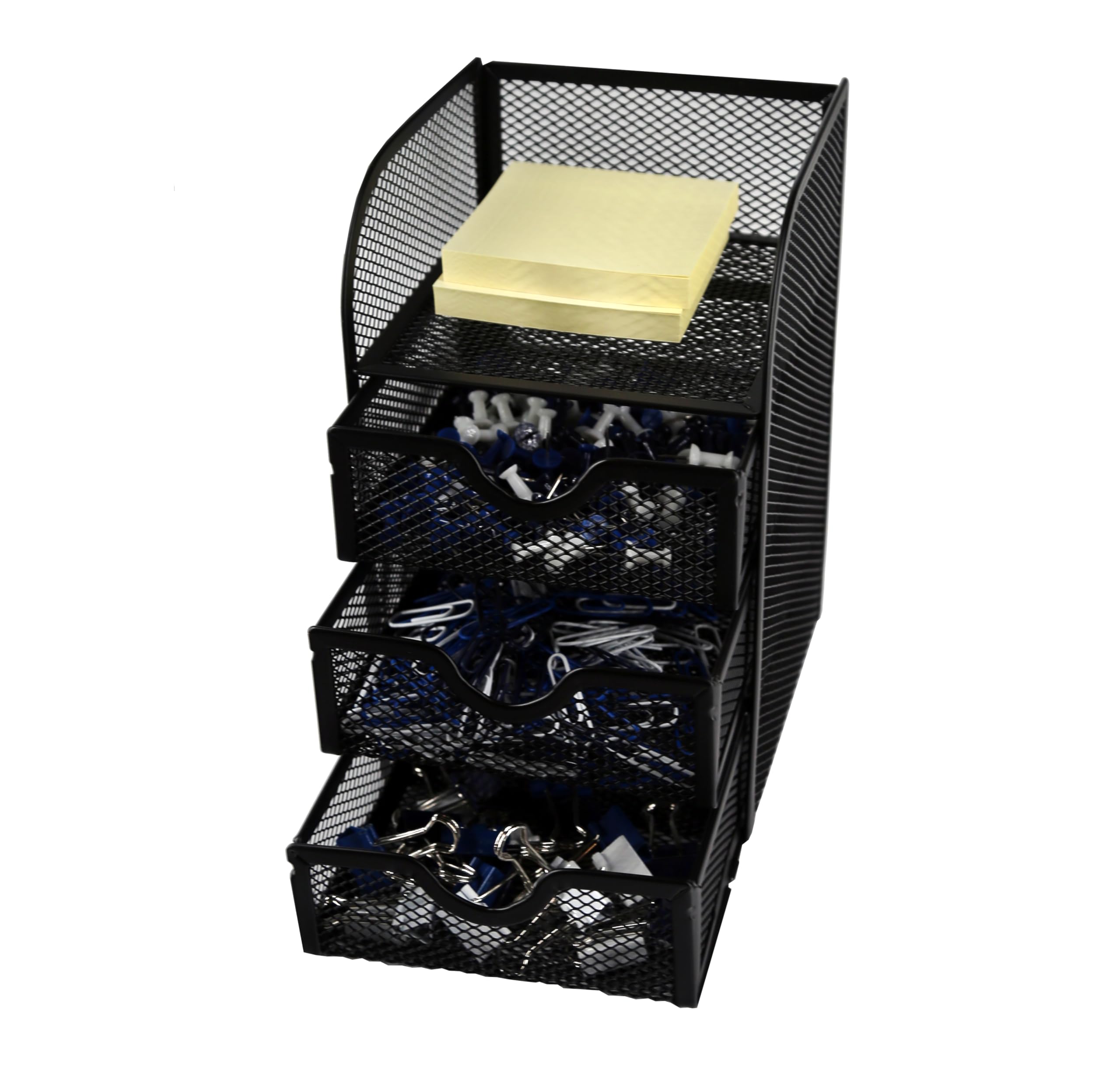 Huron Mini organizador de suministros de escritorio de 3 cajones