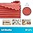 Orighty Cleaning Cloths, Shop Towels 100 Pack, Shop Rags Reusable, Microfiber Cleaning Rags Bulk for Cars, Multi-Purpose Lint Free Towels for Automotive, Mechanic, Kitchen, 11.5 x 11.5, Red