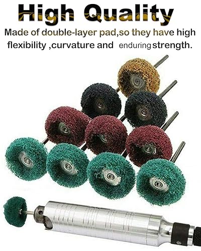 Miniatura 20 de Rocaris - Juego de 40 ruedas abrasivas de 1 pulgada para herramientas rotativas Dremel de 0.984 pulgadas