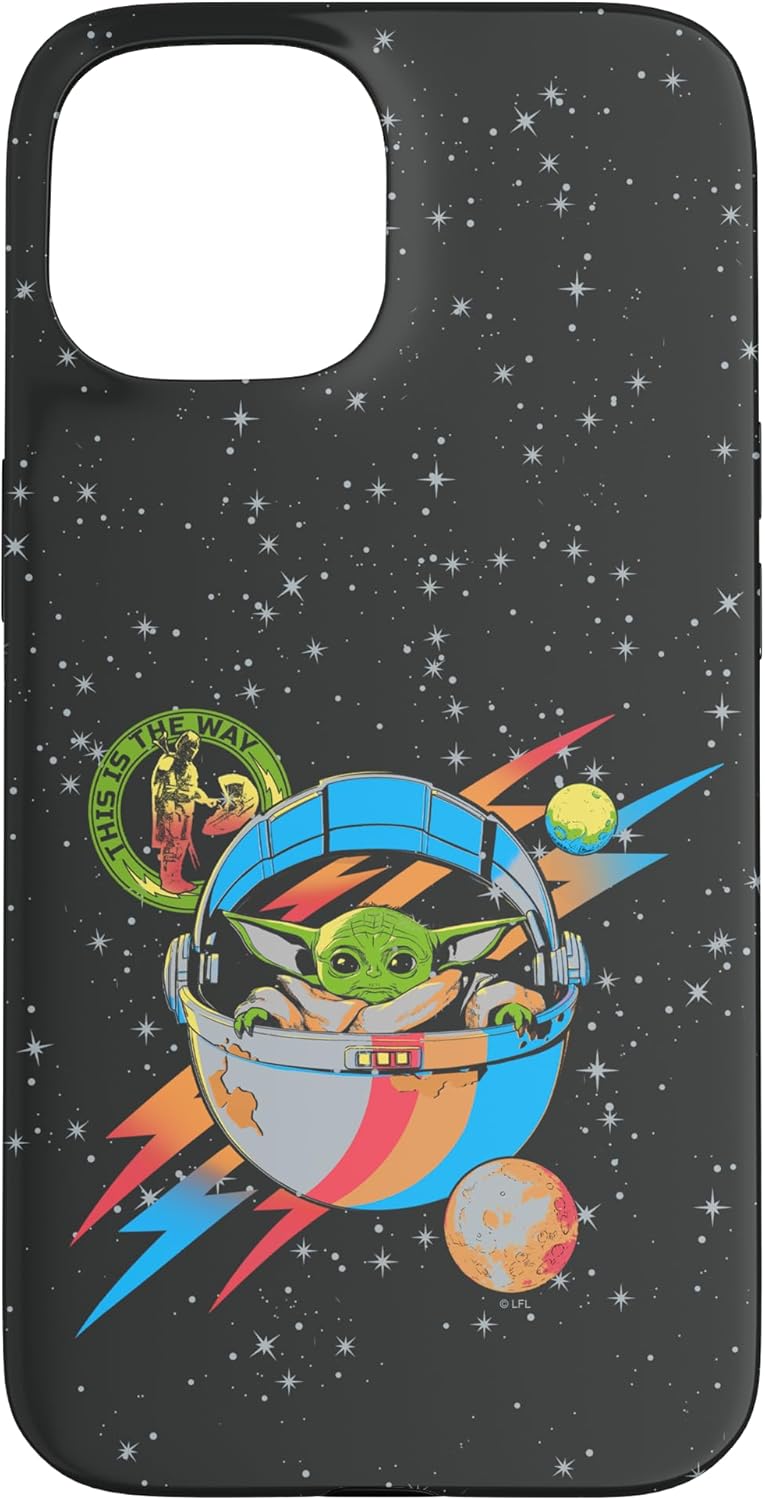 iPhone 16 Star Wars The Mandalorian Grogu The Child Galactic Vintage Case