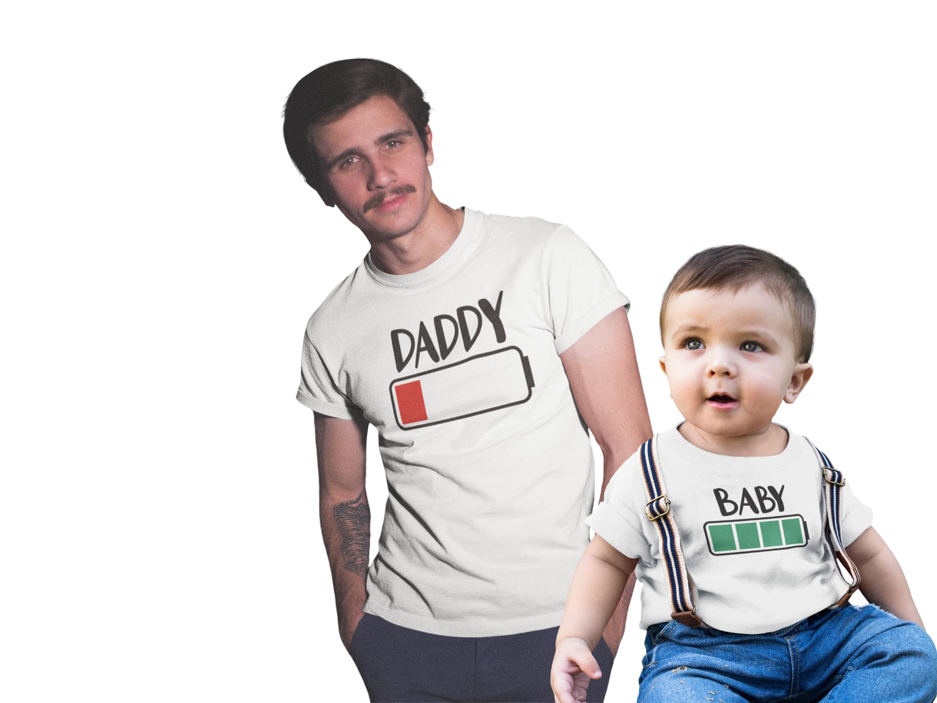 Baby Tee Shirt Daddy Cool Winoxy DesignsTWO SHIRTS Daddy Baby Low