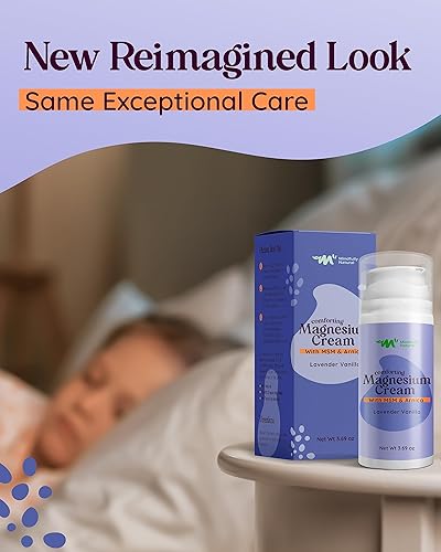 Miniatura 7 de Crema de magnesio para niños y bebés, loción corporal calmante para la hora de acostarse, cloruro de magnesio natural con árnica y MSM en base