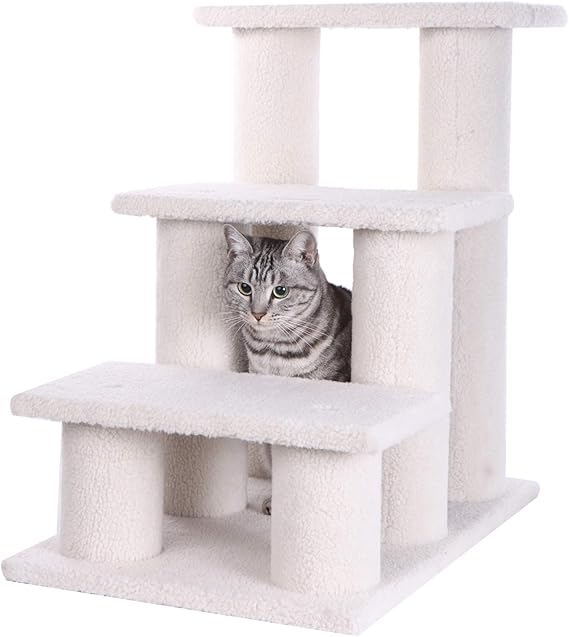 Armarkat Pet Steps, 3-steps, B3001, Ivory