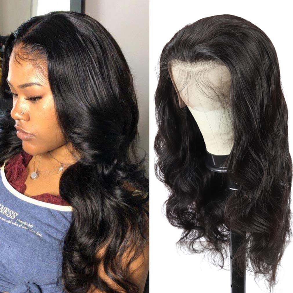 Amazon.com : Brazilian 18 Inch Body Wave Lace Front Wigs  display picture 3