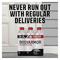 Vista 5 de BODYARMOR SportWater Agua alcalina, agua embotellada de alta alcalina, pH 9+, 1 litro (paquete de 6), paquete de agua refrescante con electrolitos